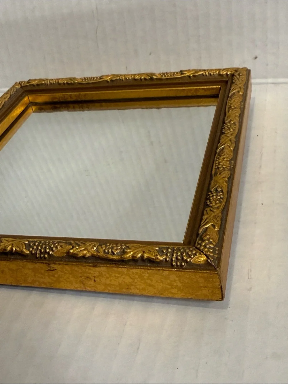 Vintage Home interiors gold framed mirror